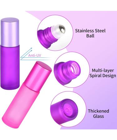 Essential Oils Roller Bottles 8pcs Roll on Bottles with Stainless Steel Ball 10ml Glass Roller Bottles with Bottle Opener Dropper and Funnel for Essential Oils Fragrance Aromatherapy (8 Colors) 8 Colors 8pack 10ml - Buy Online on GoSupps.com