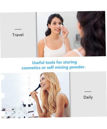 Beavorty 4 Pcs Elastic Mesh Loose Powder Box Baby Holder Bath Powder Case Makeup Powder Case Mirror Clamshell 1 count (Pack of 1) Blackx2pcs - Buy Online on GoSupps.com