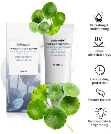 HOPHAT Centella sunscreen SPF 50 PA lightweight daily sunscreen with Centella Asiatica moisturizing and soothing formula for all skin types 50ml - Buy Online on GoSupps.com