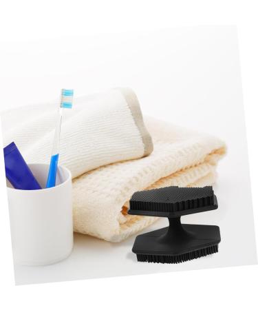 FOYTOKI Face Brush Face Exfoliator Facial Cleansing Brush Exfoliator Facial Wash Brush Facial Scrubber Exfoliator Facial Cleansing Brush for Blackhead Silicone Face Cleansing Brush 6.50X6.50X4.00CM Black - Buy Online on GoSupps.com