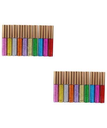 FOMIYES Liquid Eyeshadow 20 Pcs Eyeshadow Eye Shadow Eyeliner Pencil Glitter Eyeliner Liquid Eyeliner Colorful Shiny Eyeshadow