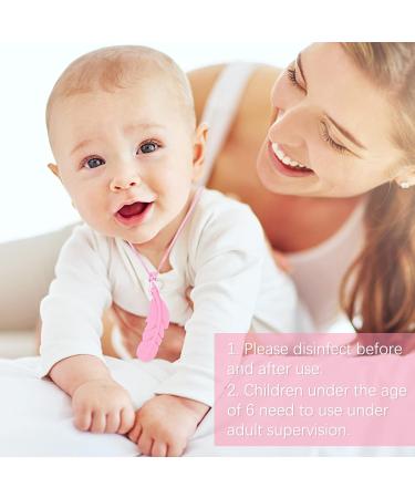 Sensory Chew Necklace Set - 5 Pink Teether Chew Toys for Autistic Children | Anxiety & Biting Relief | Food Grade Silicone Teether for Teething & Oral Motor Needs - Buy Online on GoSupps.com