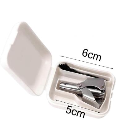 Perfk 4x Manual Nose Hair Cutter - Compact Waterproof Nose Hair Remover for Home Camping & Travel - Buy Online on GoSupps.com