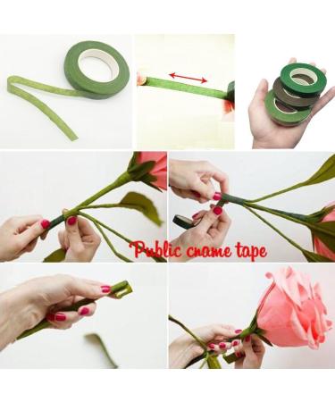 Woohome Floral Arrangement Tool Kit 3 Roll of 1/2 Inch Floral Tapes  1 Roll of 22 Gauge Floral Paddle Wire and 100 PCS Ball Head Pins for Wedding Bouquet DIY 5 - Buy Online on GoSupps.com