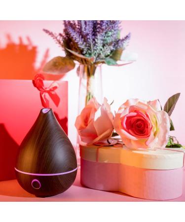 Lysymo 130mL Mini Essential Oil Diffuser | 4-in-1 Button Control | 8 Colors Lights | 19dB Whisper-Quiet | BPA-Free | Waterless Power-Off | Home Aroma Diffuser (Black) - Buy Online on GoSupps.com