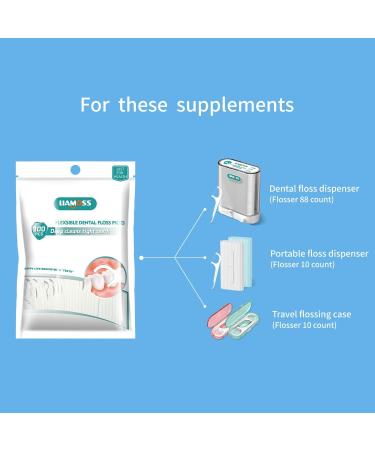 Shop Liamoss Travel Tooth-Floss Pleils - 10 Storage Boxes for Portable Dental Care | Perfect for Wallets & Hotels - Buy Online on GoSupps.com