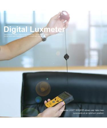 HOLDPEAK 881C Digital LUX Meter | Measure Range 0.1-200,000 Lux | 0.01-20,000 FC Light Meter with Peak Hold | Lux/FC Unit | Data Hold | LCD Display Backlight - Ideal for Plants and LED Lights - Buy Online on GoSupps.com