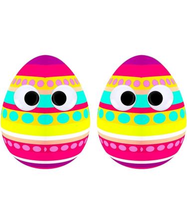 Giant Wiggle Googly Eyes Set - Self Adhesive Black Plastic Eyes for Crafts - 2, 3, 4 - Pack of 8 - Buy Online on GoSupps.com