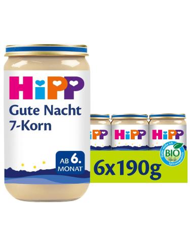 HiPP 7-grain 6-pack (6 x 190 g) H 5516 7-grain 190g 190 g (6-pack) Single