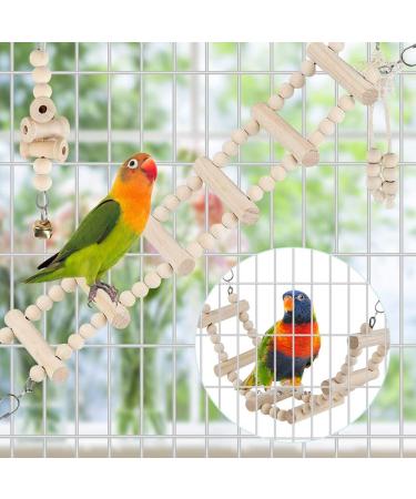 Bird Parrot Swing Toys - Chewing, Climbing, Hanging Perch & More for Small to Medium Birds - Buy Online on GoSupps.com