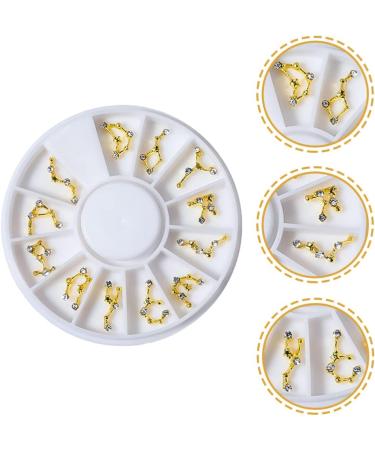 3 Boxes Zodiac Stickers Charm Alloy 3d - Buy Online on GoSupps.com