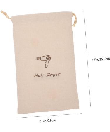 WOFASHPURET Travel Hair Dryer Hair Dryer Bags Drawstring Storage Bag Drawstring Bag 35c Universal Velvet Bag 35.5x21cm As Shown - Buy Online on GoSupps.com