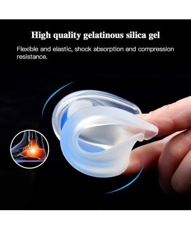 Gel Heel Cups - Anti-Slip Inserts for Heel Pain Relief | Blister Prevention & Comfort | One Size Fits All - Buy Online on GoSupps.com