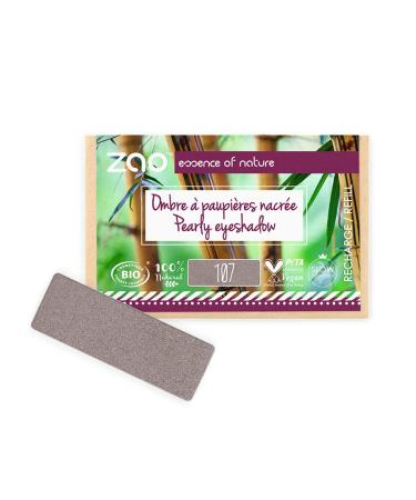 ZAO essence of nature ZAO essence of nature - Pearlescent Rectangle Eyeshadow Refill 107 Brown Grey - 1.3g