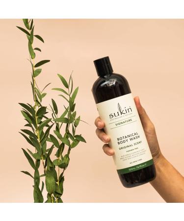 Sukin Signature Botanical Body Wash 16.9 fl oz - Natural Cleansing Formula - Buy Online on GoSupps.com