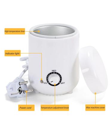 Adjustable Hair Removal Wax Warmer - Multi-Formula 250cc with Temperature Control (EU 220V) - Buy Online on GoSupps.com