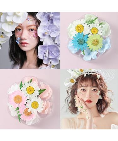 18 Types of Face Flower Body Charms for Women - DIY Makeup & Festival Accessories | Bridal Photography Set - Buy Online on GoSupps.com