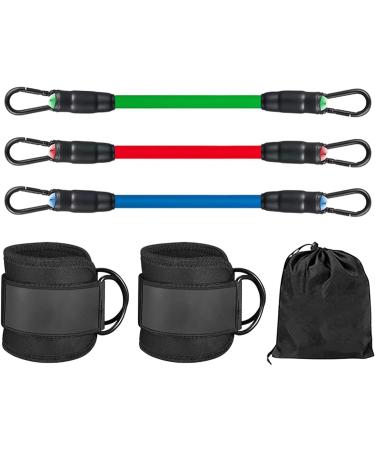 Huyath Ankle Resistance Band Leg Training Leg Resistance Bands - Adjustable Ankle Bands for Working Out Exercise Equipment Ankle Resistance Bands for Glutes - Buy Online on GoSupps.com