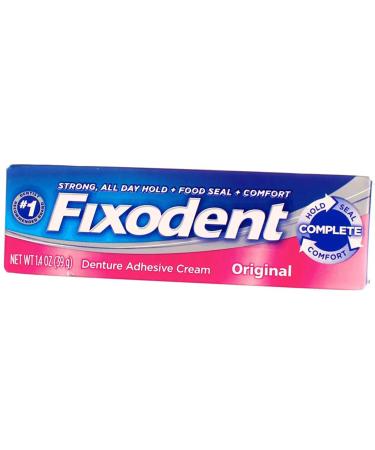 Fixodent Denture Adhesive Cream Original 1.40 oz (Pack of 3) - Buy Online on GoSupps.com