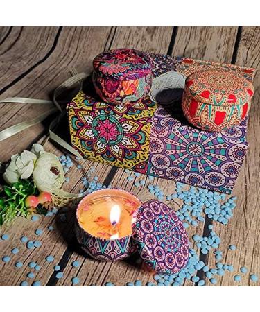 Christmas Aromatherapy Candle Set - Luxury 4 Cup Gift | Long Burning Birthday & Home Fragrance - Buy Online on GoSupps.com