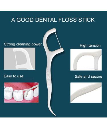 Tingdongwei 200 Dental Floss Sticks - Interdental Cleaners for Effective Plaque Removal & Oral Care - Buy Online on GoSupps.com