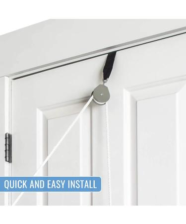 DMI Shoulder Pulley Over the Door for Physical & Shoulder Rehab - Occupational Therapy Aid with Easy Grip Handles - Buy Online on GoSupps.com