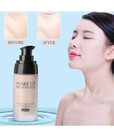 Smooth Makeup Base Liquid Foundation - Concealer Sun Block Cream - Full Coverage Matte Wear (3 Colors) - Buy Online on GoSupps.com