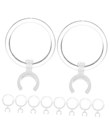 EXQUIMEUBLE 10pcs Adjustable Ear Wax Magnifier Kit Lens Precision Cleaning Tools for Safe Ear Wax Removal Easy to Use Scoop Accessories