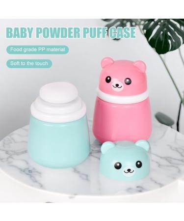 Bo te de Talc Poudre B b Portable avec Houpette R utilisable Distributeur de Talc Vide pour Voyage Bocal en Forme d'Ours de Poudre Corporelle pour Enfant et Femme (sans Poudree) (Bleu) - Buy Online on GoSupps.com