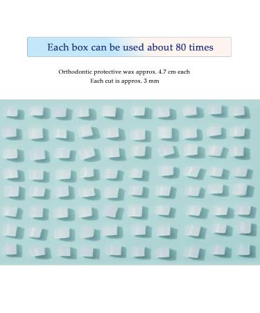 10 Boxes Odorless Orthodontic Wax - 50 Strips Dental Care for Braces & Aligners - Prevent Mouth Injury - Buy Online on GoSupps.com
