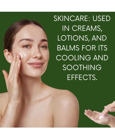 mGanna Food Grade Menthol Crystals 227g / 0.5lbs Natural Refreshing Multipurpose - Buy Online on GoSupps.com