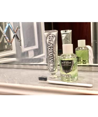 Marvis Strong Mint Mouthwash Concentrate 4.1 Fl Oz - Freshen Breath and Enhance Oral Health - Buy Online on GoSupps.com