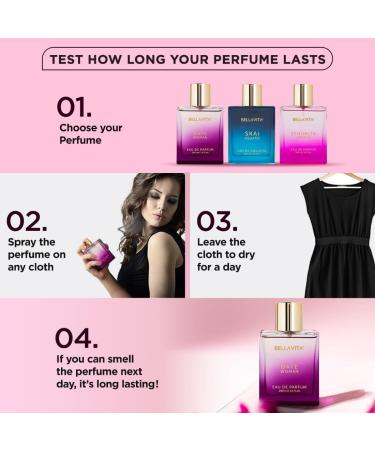 Be.ll.a Vi.ta Luxury Date Woman Eau De Parfum Perfume with Pink Pepper Jasmine & Vanilla|Premium Long Lasting Floral & Fruity Fragrance for Women 100ML - Buy Online on GoSupps.com