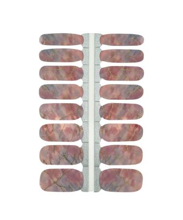 My nails nail foils Red Marble I 16 Ultra-D nne nail polish strip pattern/red I self-adhesive premium nail art wraps I sticks to natural and painted acrylic gel & shellac nails