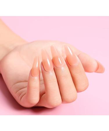 AIMEILI 8-in-1 Builder Base Gel Sheer Color Nail Polish - Long Lasting & Easy to Apply - 10ml (Pack of 1) - Buy Online on GoSupps.com