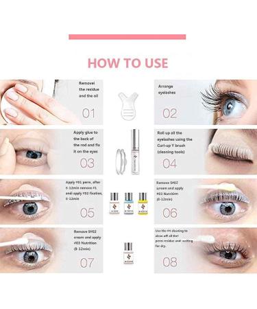 2023 Lash lift kit eyelash perm kit Professional Lash Curling Full Lash Extensions Set Semi-Permanent Curling Perming Wave Lash Lifting Tools Suitable For Salon Beauty Treatments White - Buy Online on GoSupps.com