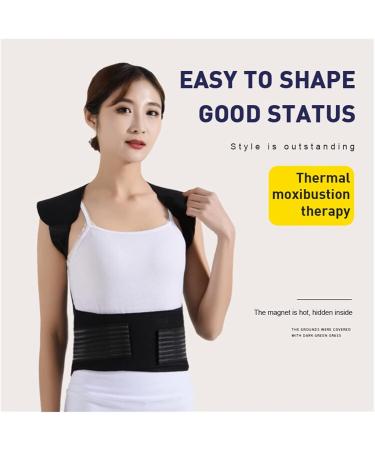 Buy Derbut Self-Warming Turmalin Magnetic Therapy Waist Back Shoulder Posture Corrector - Black XL | Lumbar Support for Spine Relief - Buy Online on GoSupps.com