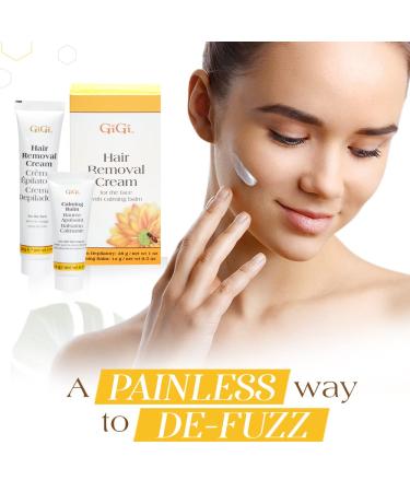GiGi Facial Hair Removal Cream & Calming Balm Set - Smooth & Soothing Hair Removal Solution - Buy Online on GoSupps.com
