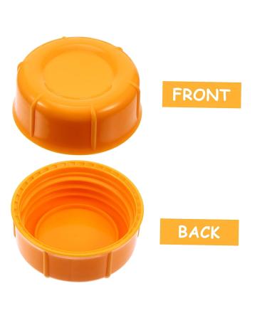 Toddmomy 10pcs Baby Bottle Seal Caps for Feeding & Travel - Fresh-Keeping Screw Lids for Milk Storage - Orange - 4.3x4.3x1.5cm - Buy Online on GoSupps.com
