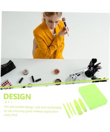 Buy Portable Cosmetic Brush Set - Eye Shadow Lip & Foundation Brushes | Soft Fur Travel-Friendly Makeup Tools - Buy Online on GoSupps.com