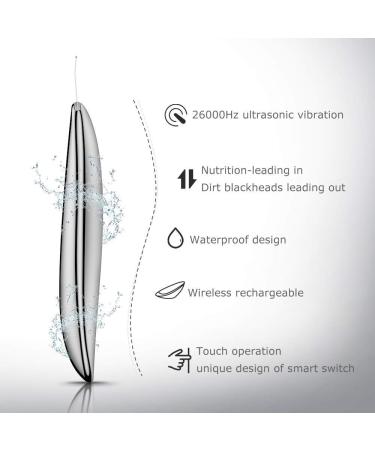 TOUCHBeauty Rechargeable Facial Scrubber Spatula & Blackheads Remover - Red Dot Winner 2021 - Buy Online on GoSupps.com