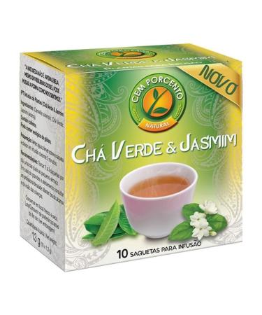 Cem Porcento - Green Tea and Jasmine - 8 x 10 teabags (total: 80 teabags)