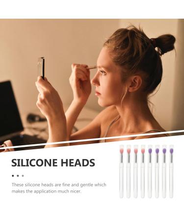 40 Pcs Silicone Lip Brush Set - Lip Mask & Eyeshadow Applicator - Assorted Colors for Perfect Makeup - Buy Online on GoSupps.com