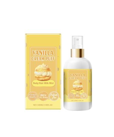 Vanilla Cream Puff Body Milk Mist Vanilla Cream Puff Body And Hair Milk Mist Vanilla Cream Puff Vanilla Cream Puff Mist Vanilla Body Spray Vanilla Cream Puff (vanulla 1) vanulla 1
