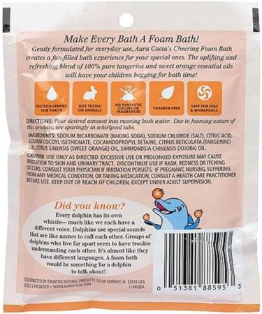 AURA CACIA Kids Cheering Foam Bath 70 Gram - Buy Online on GoSupps.com