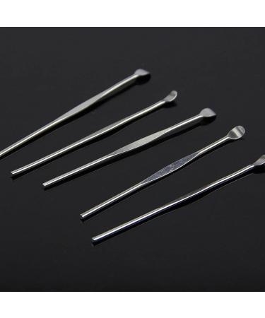 SSWERWEQ Ear wax removal tool Ear Care 4 Pcs Stainless Steel EarPick Cleaner Ear Pick Wax Curette Remover Care Tool - Buy Online on GoSupps.com
