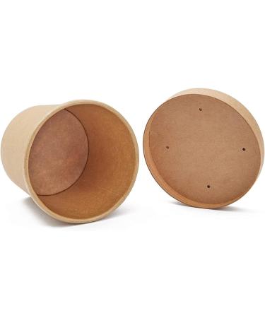 Juvale 50 Pack 12 oz To Go Soup Containers with Lids - Disposable Paper Bowls (Brown) - Buy Online on GoSupps.com