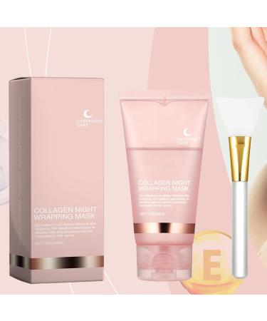 Collagens Night Wrapping Masque Overnight Collagens Wrapping Masque Collagens Overnight Wrapping Peel Off Facial Masque Hydrating Shrinkng Pores Masque for Dry & Dehydrated Skin - Buy Online on GoSupps.com