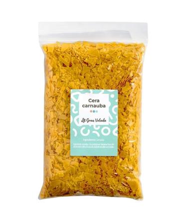 GRAN VELADA GRAN VELADA Carnauba Wax T | 3 Resistant and Glossy Protective Lip Balms and Creams 86 C | Orange Color | Cosmetic Use | 100 g