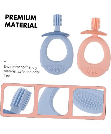 Minkissy Silicone Baby Toothbrush Set - 14 STK Manual Toothbrushes & Chew Toys for Infants - Safe & Gentle Oral Care - Buy Online on GoSupps.com